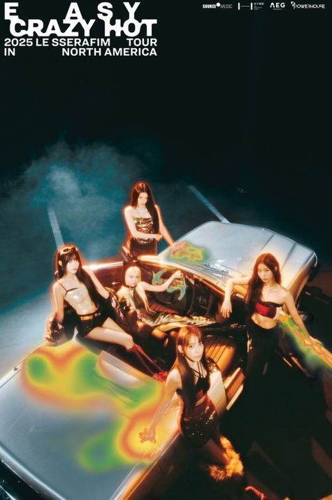 <b>르세라핌</b>, <b>북미</b> 9개 도시 <b>투어</b>  9월 ｜Easy Crazy Hot... 