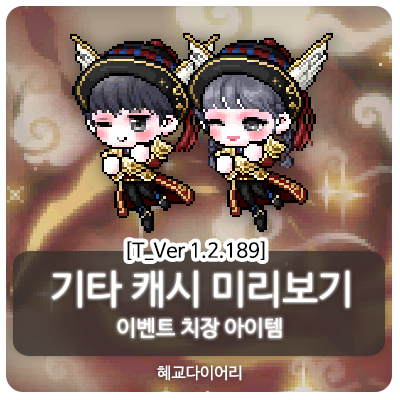 [신규 캐시 T_1.2.189] 메이플스토리 테스트서버(테섭) 캐시미리보기 : 이벤트 치장 아이템 - 전장의 발키리, 은하매화 세트 외 기타