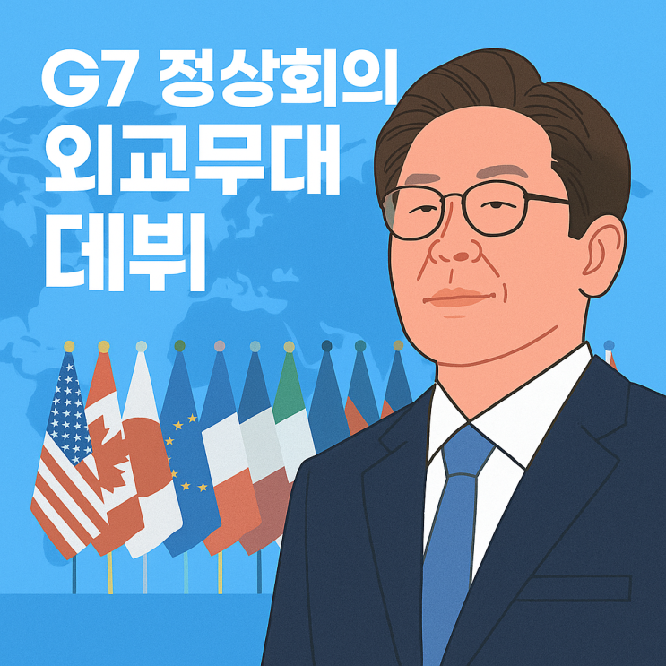 <b>이재명 대통령</b> <b>외교</b> 데뷔, G7 정상회의 참석…<b>국익</b> 중심 실용... 