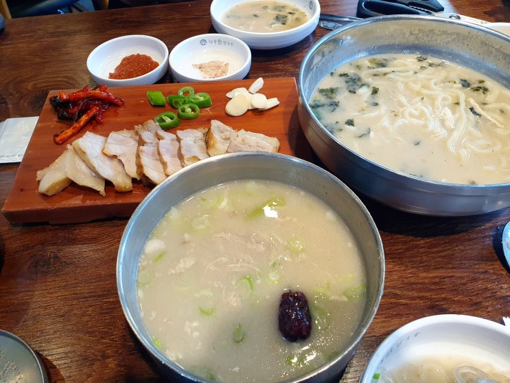  서울 가락시장 맛집 한양닭칼국수 진해