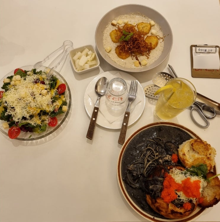  송도 파스타 맛집 다이너 송도점에서 파스타와 뇨끼