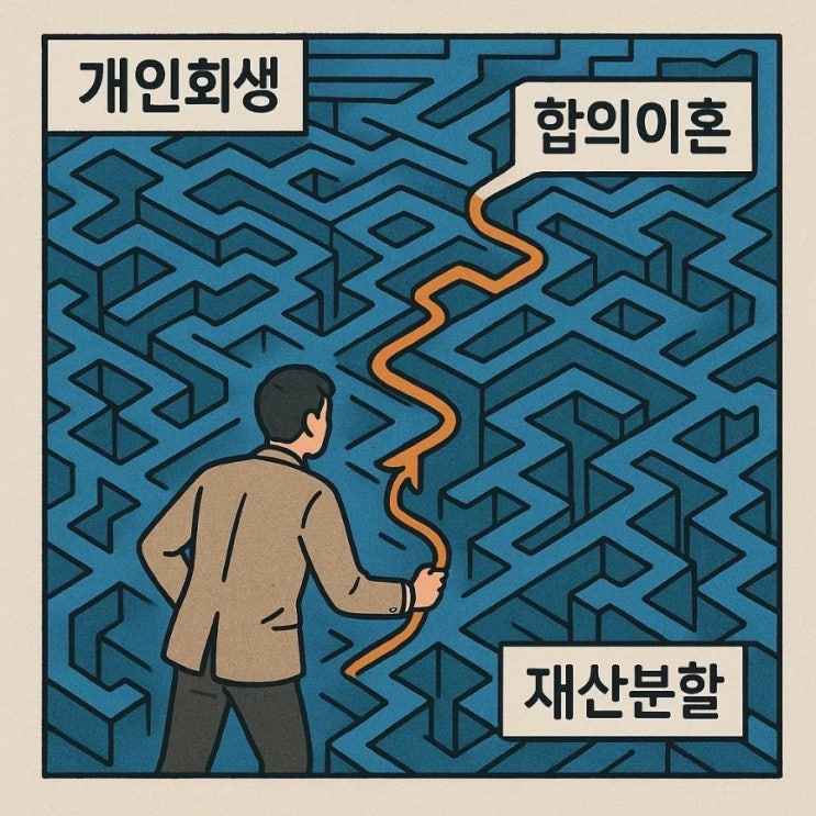  개인회생과 합의이혼, 재산분할의 복잡한 미로에서 길 찾기