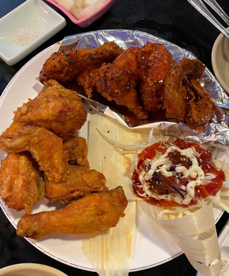  과일을 서비스로 주는 합정 노포 맛집 금강산호프(웨이팅 방법)