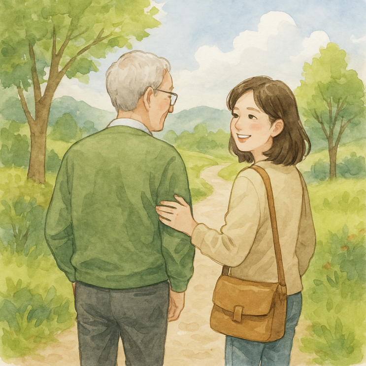  구리 시니어교육 브랜딩 스토리: 74세 아버지와 시작한 킹구리쌤의 AI 처음학교 이야기