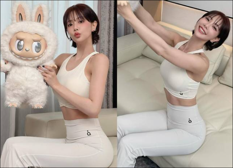  40대인데 아직까지 번호 따인다는 여배우의 애슬레저룩