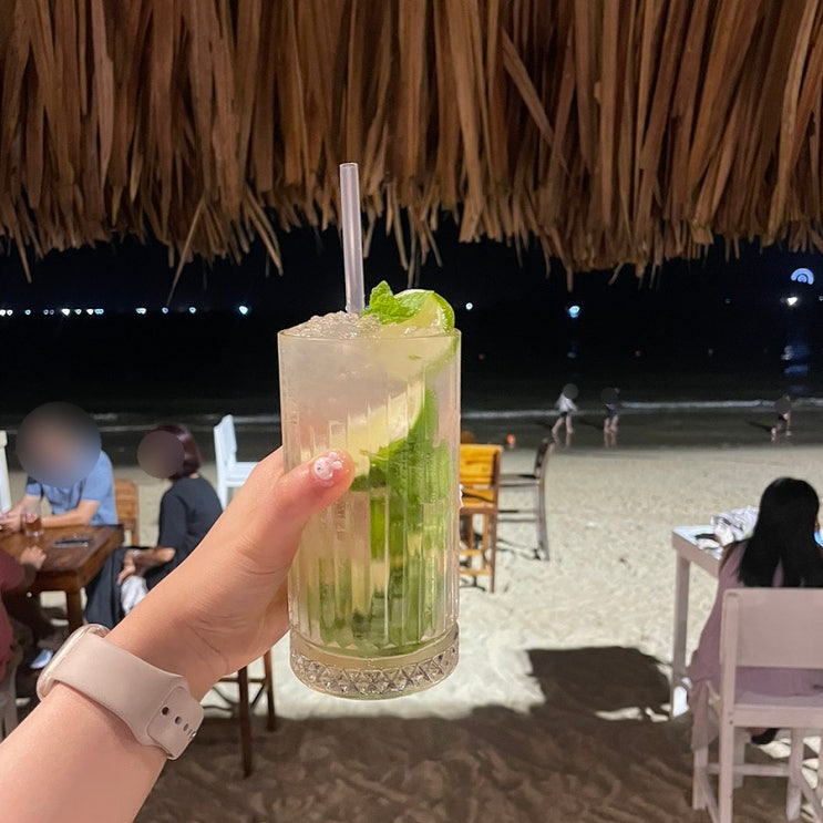  나트랑 비치펍 해피비치 후기ㅣ여행 저녁 코스 추천, 해변 감성