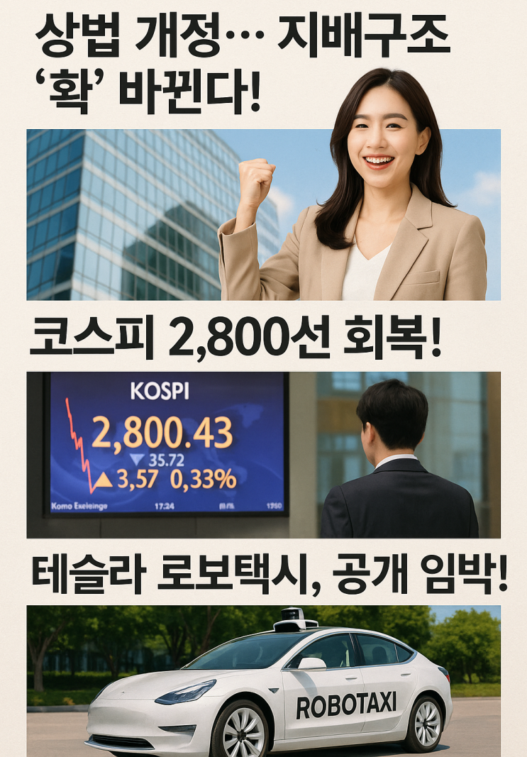  코스피 2,800 돌파! 지금 몰려가는 종목은? 한국·미국 증시 핵심 정리