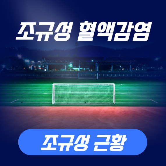 축구선수 조규성 혈액감염 최근 근황 복귀 시동?