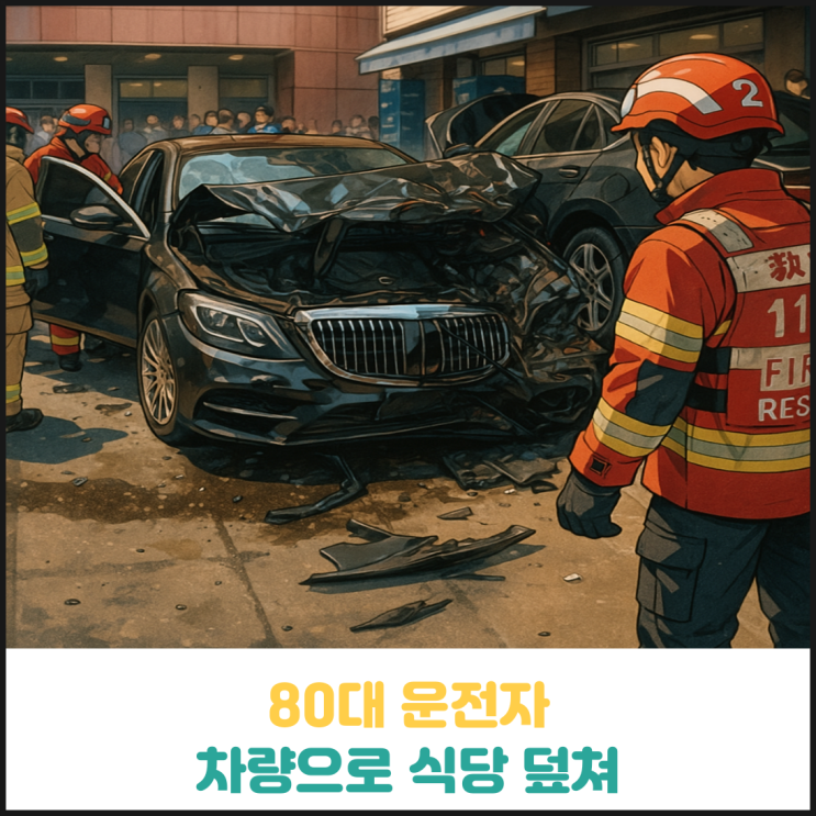 강남 80대 운전자 식당 덮쳐, 행인 등 4명 부상 강남 80대 운전자 식당 덮쳐, 행인 등 4명 부상
