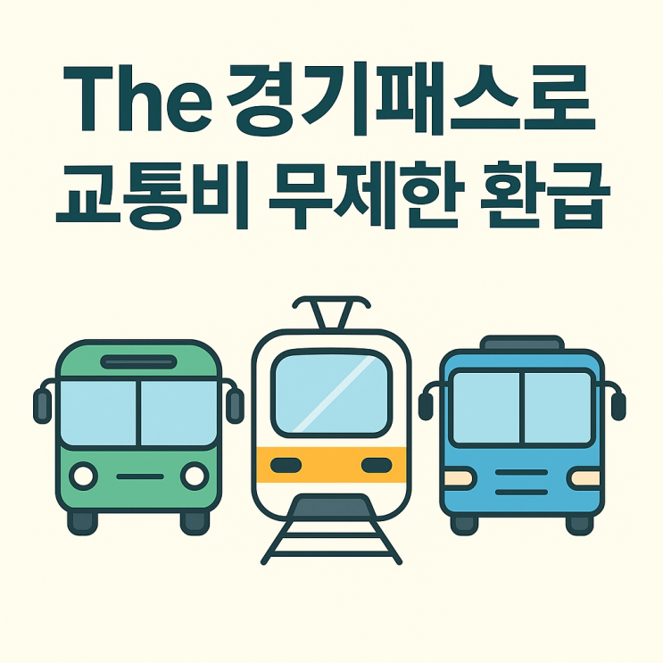  경기도민 The 경기패스로 교통비 무제한 환급