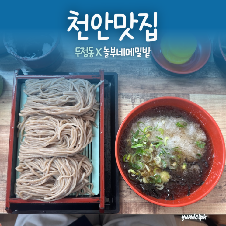  [천안맛집] 두정동 ‘놀부네메밀밭’ 여름별미 메밀소바 후기 (곱배기 가능)