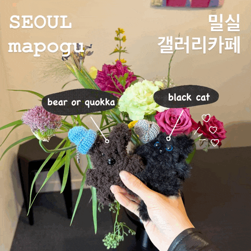  대흥역 감성 공간, 밀실 갤러리카페에서 모루 인형 만들기 이색데이트 추천