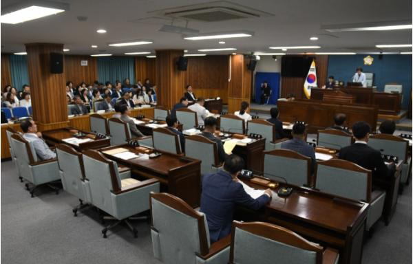 미추홀구의회, 제288회 정례회 개회