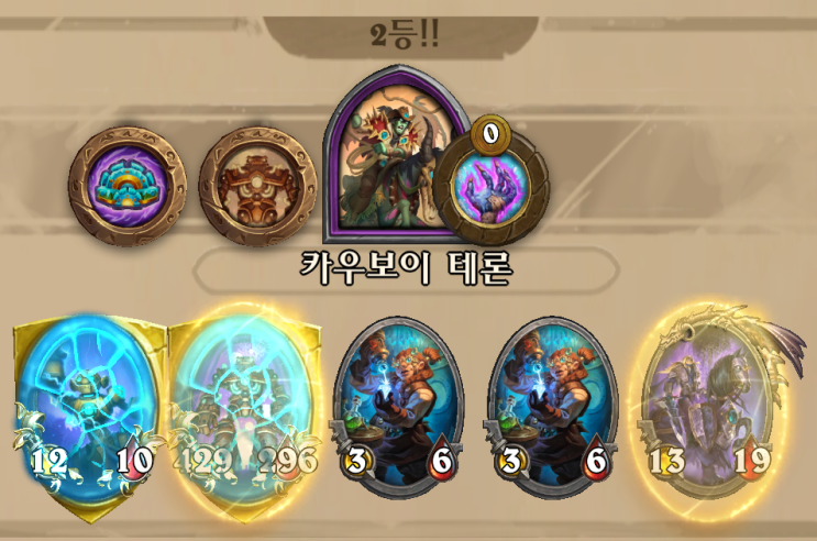  시즌10의 테론 고대로봇 [하스스톤 전장]