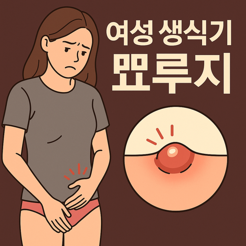 ⚕️ 여성 생식기 주변 뾰루지｜단순 뾰루지일까? 반드시 확인해야 할 6가지