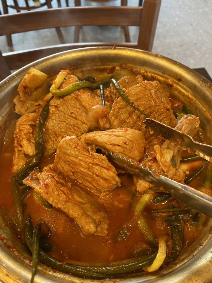 웨이팅하는 모현동맛집 익산 양푼갈비 파김치맛집 양푼리 모현점 주차장 이용꿀팁 모현동저녁뭐먹지