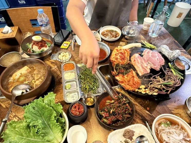  부천맛집 인심좋고 센스있는 가성비맛집 부천역삼겹살 '온비본점' 짱맛