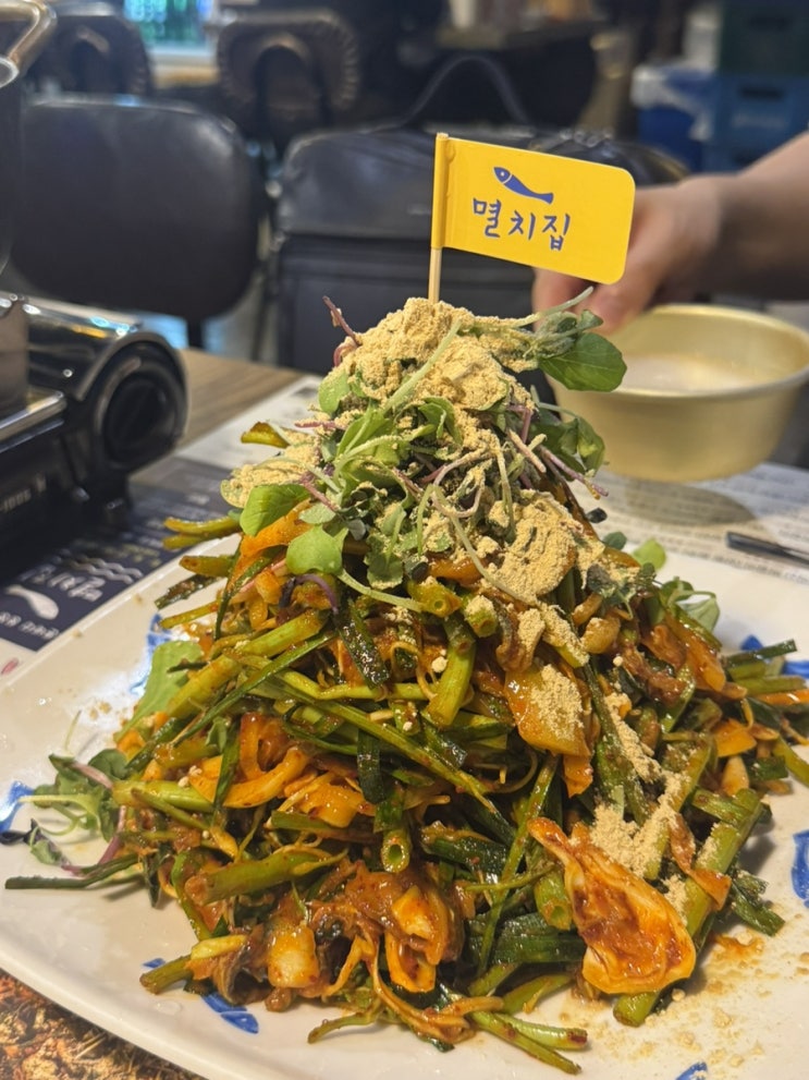  사당 막걸리 맛집 ‘멸치집’(멸치회무침+멸치찌개 추천)