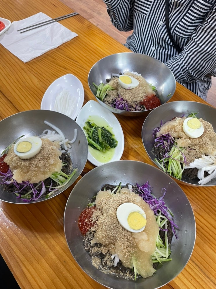 [고흥맛집] 내돈내산 관산식당 냉면 웨이팅 후기 (주차정보)
