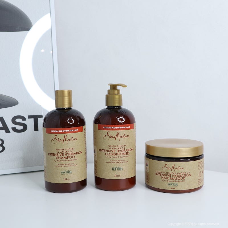 손상모 샴푸 추천 시어모이스처 마누카 허니 & 마푸라 오일 컨디셔너, 헤어팩 사용법