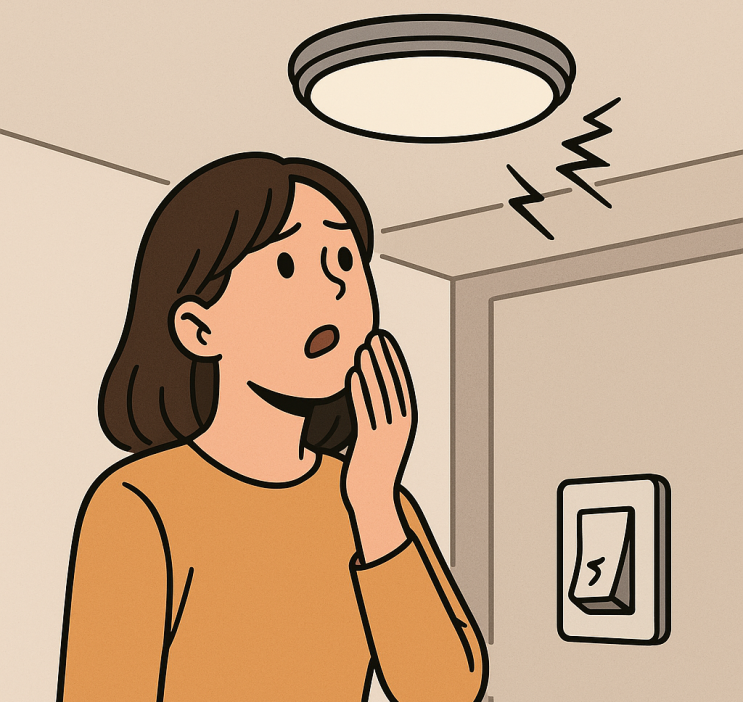  사우동 전등교체, 깜빡이거나 안 켜지는 조명 방치하지 마세요 <24시간 전기출장수리>