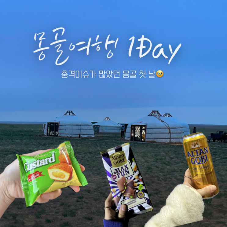  [5월초 몽골여행] 고비사막코스 1일차 양냄새 충격이슈