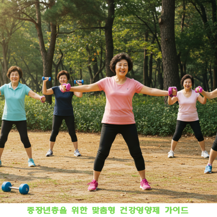 중장년층을 위한 맞춤형 건강영양제 가이드 - 연령대별 필수 영양소 완벽 분석