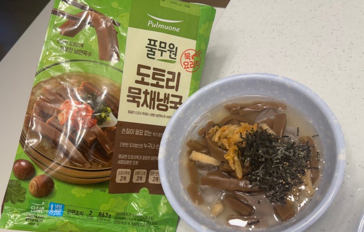  더운 여름 시원하게 먹기 좋은 음식 추천! 풀무원 <도토리묵채냉국> 후기