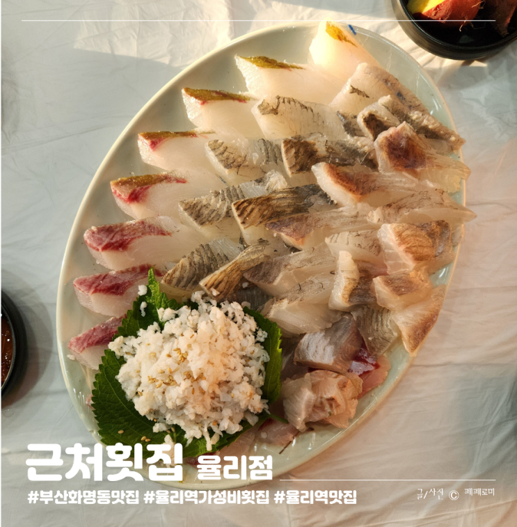 부산 화명동 율리역 모둠회 해산물 현지인 맛집 근처횟집 율리점
