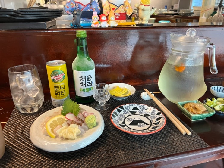 갈산동맛집 심야식당 곳간 이자카야 안주와 함께 혼술하고 왔어요