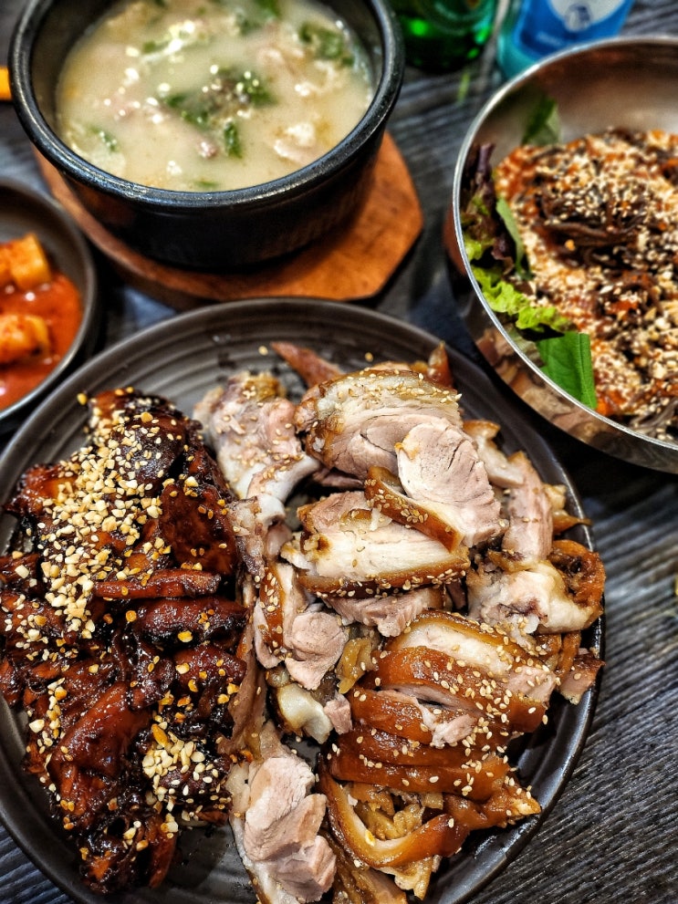  신도림 맛집 화곡영양족발 순대국 서비스로 가성비