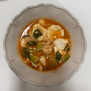 다담 바지락순두부찌개 양념 활용 자취생 순두부찌개 레시피 간편한 국물요리