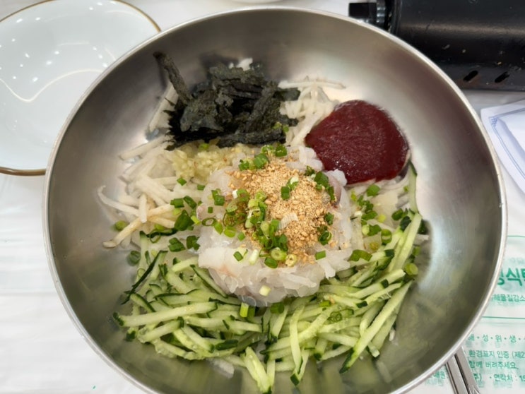  포항 현지인맛집 백년식당 생활의달인 물회맛집 '마라도회식당'