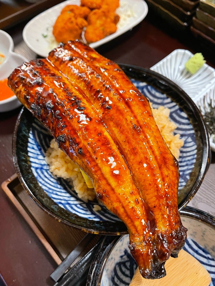  부산 송정 맛집 유옥 장어덮밥 우나쥬 애견동반 가능