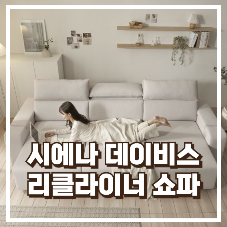  보니애가구 시에나 데이비스 4인용 리클라이너 쇼파 리뷰, 혜택가