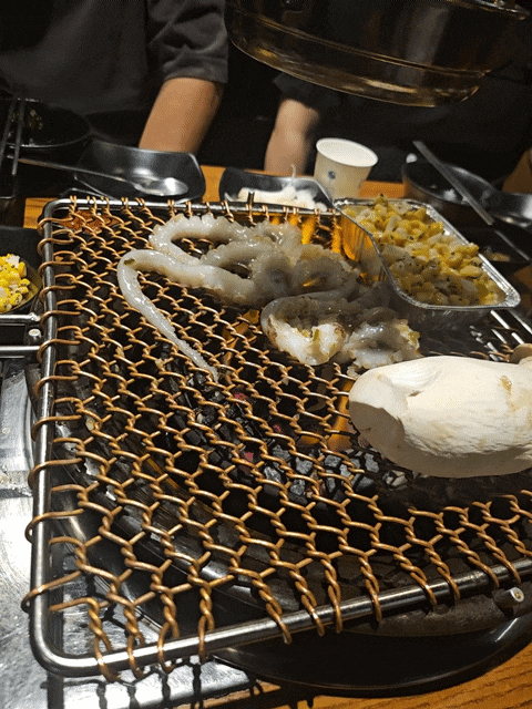  참숯향 가득한 직화구이와 낙지의 만남 대구 종로 맛집 참숯삼인조 낙지마늘구이