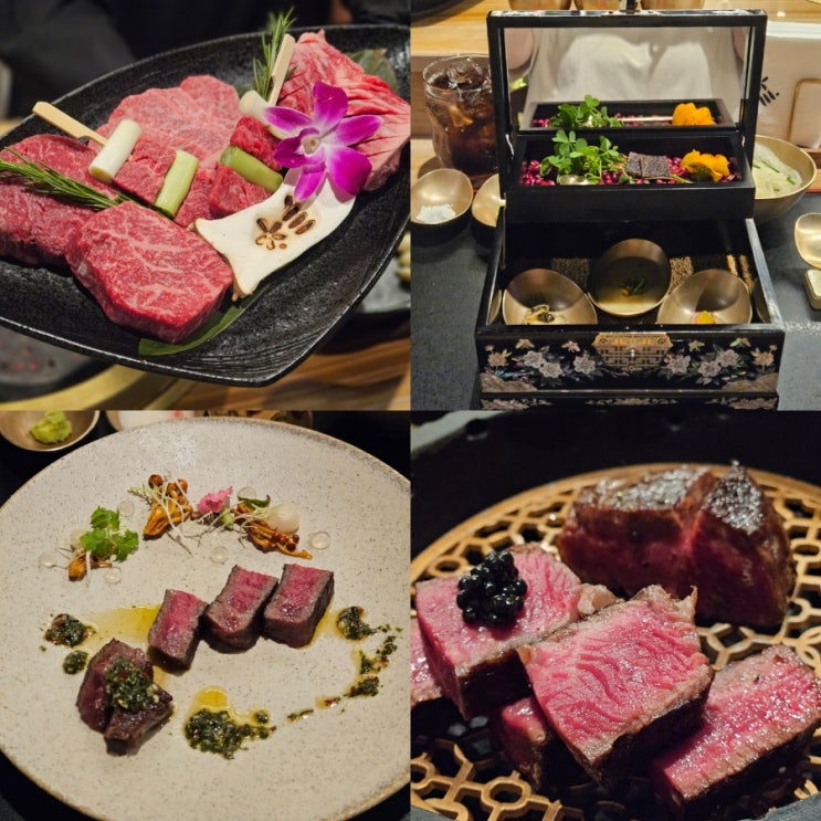  강남 한우 맛집 초월 압구정로데오거리 파인다이닝 데이트