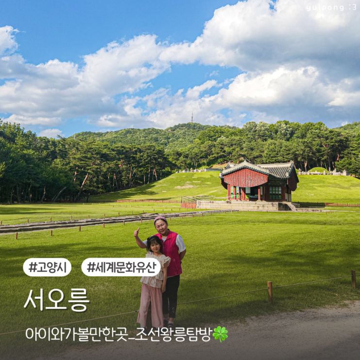  조선왕릉 서오릉 아이와 함께한 역사 여행지 추천