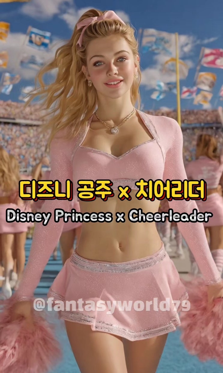 <Ai영상-Fantasyworld79> 디즈니 공주 x 치어리더 Disney Princess x Cheerleader <Ai영상-Fantasyworld79> 디즈니 공주 x 치어리더 Disney Princess x Cheerleader