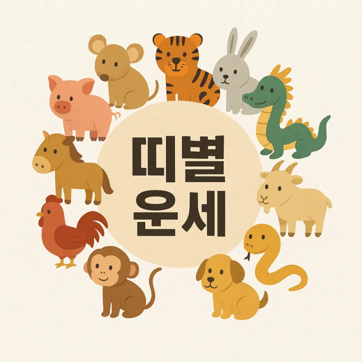  2025년06월14일 띠별 오늘의 운세