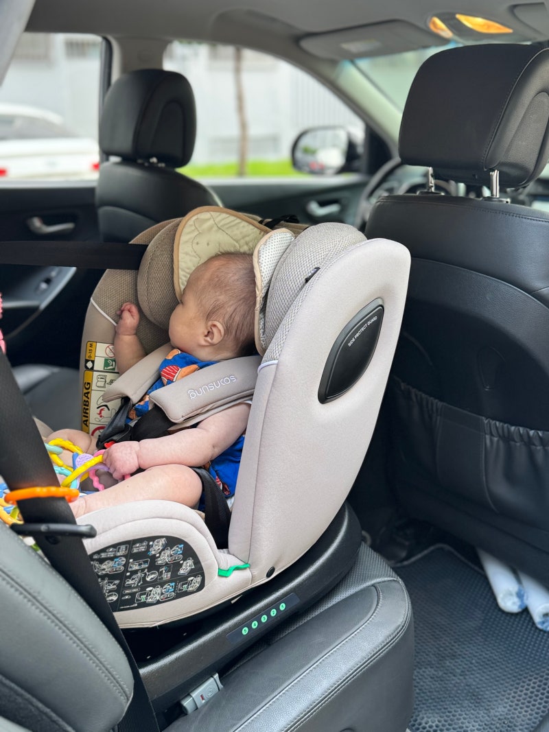 신생아카시트 순성 아크 차량 장착 아이소픽스 확인 카시트 설치방법 : 네이버 블로그
