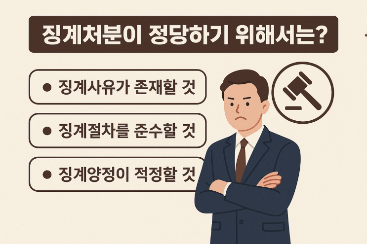  (인사관리) 징계처분이 정당하기 위해서는?