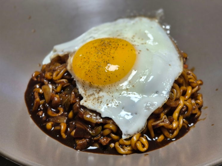  농심 사천짜파게티 짜장라면 후기