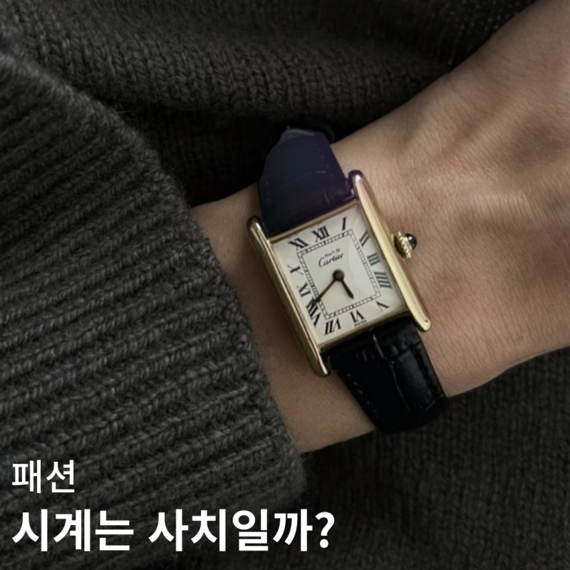 시계는 사치일까? 해밀턴 론진 튜더 까르띠에 둘러봤어요.