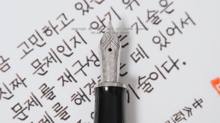  뮨제의 재구성 (필사로 읽는 명문장 ️ 펠리칸 M405 만년필 사용)