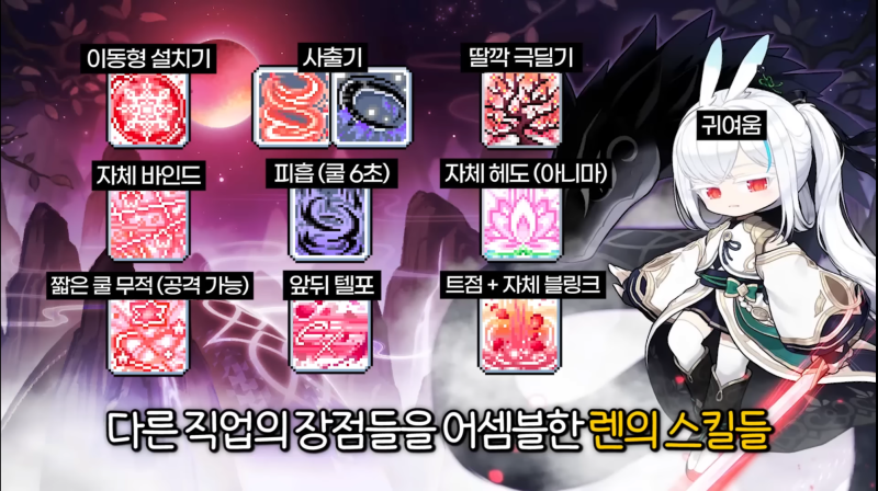 메이플스토리 렌 하이퍼스텟(하이퍼스탯) 어빌리티 헥사 코어 강화 사냥터 극딜 순서