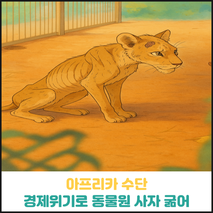 아프리카 수단 경제위기로 동물원 사자도 굶어 아프리카 수단 경제위기로 동물원 사자도 굶어