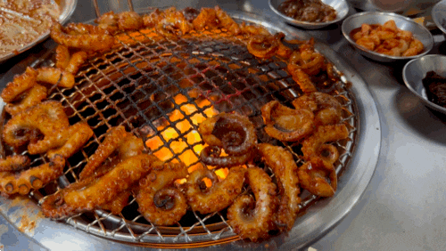 [마포역] 쭈꾸미숯불구이집(용강동숯불쭈꾸미), 연탄불로 구워 더 맛있는 양념쭈꾸미구이!