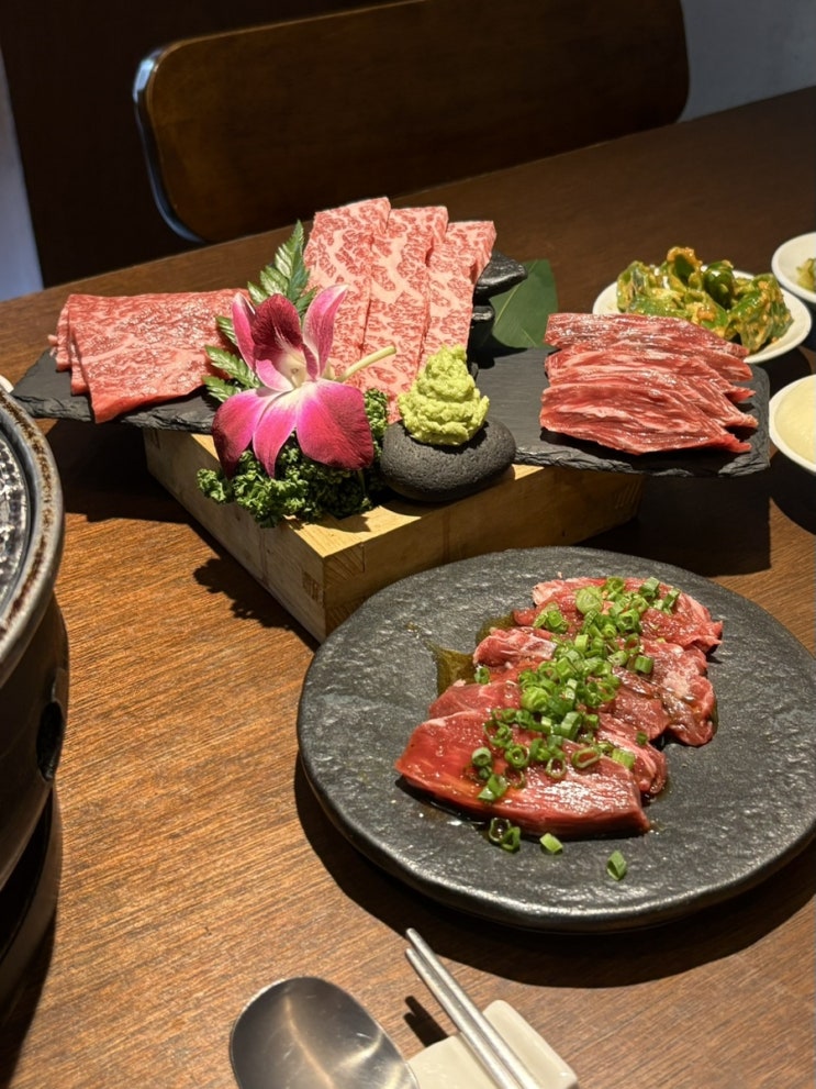  공덕역 경의선숲길 야키니꾸 맛집 데이트하기 좋은 분위기 찰나