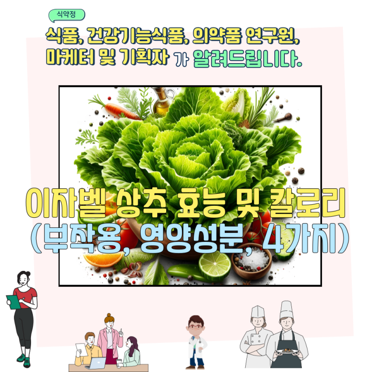 이자벨 상추 효능 및 칼로리 (부작용, 영양성분, 4가지)